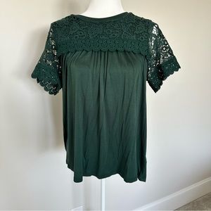 Green blouse